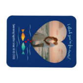 Magnet Flexible Funny Fish Pun Custom Photo Valentine's Day (Horizontal)