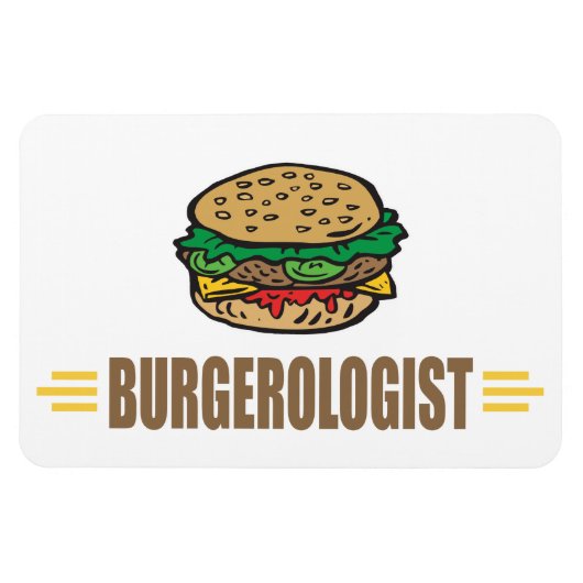 Magnet Flexible Funny Hamburger (Horizontal)