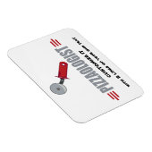 Magnet Flexible Funny I Love Pizza (Côté Droit)