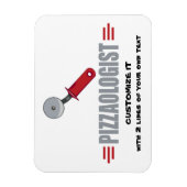 Magnet Flexible Funny I Love Pizza (Vertical)