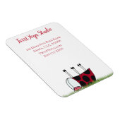 Magnet Flexible Funny Ladybug Dead Bug Yoga Pose (Côté Droit)
