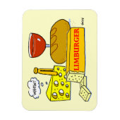 Magnet Flexible Funny Limburger Cheese (Vertical)