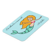 Magnet Flexible Funny Mermaid nom personnalisé et aimant texte (Côté Gauche)