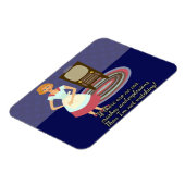 Magnet Flexible Funny Movie Amoureux Fun Art Rétro (Côté Gauche)