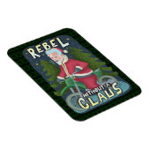 Magnet Flexible Funny Noël Père Noël Humour Motorcycle Rebel (Côté Droit)