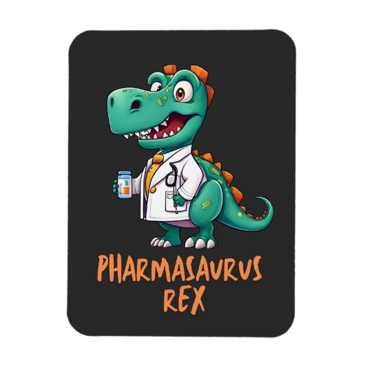 Magnet Flexible Funny Pharmacy Rex (Vertical)