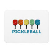 Magnet Flexible Funny Pickleball Retro Vintage (Horizontal)