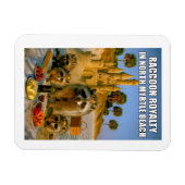 Magnet Flexible Funny Raccoon Royalty in North Myrtle Beach (Horizontal)