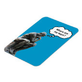 Magnet Flexible Funny Rodin's Thinker Statue - Où sont mes clés ? (Côté Gauche)