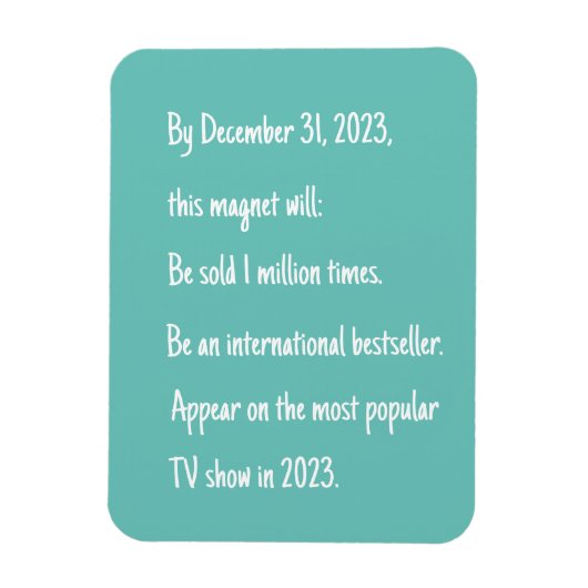 Magnet Flexible Funny Sky Blue Vision (Vertical)