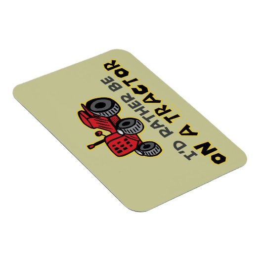 Magnet Flexible Funny tractor (Côté Droit)