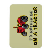 Magnet Flexible Funny tractor (Vertical)