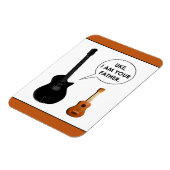 Magnet Flexible Funny Ukulele (Côté Gauche)