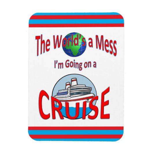 Magnet Flexible Funny Worlds a Mess Cruise (Vertical)
