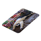 Magnet Flexible FunnyTuxedo Chat Cute faisant un aimant à vague me (Côté Gauche)