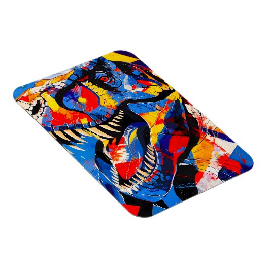 Magnet Flexible Fusion de T-rex Dinosaur sauvage (Côté Droit)