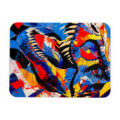 Magnet Flexible Fusion de T-rex Dinosaur sauvage (Horizontal)