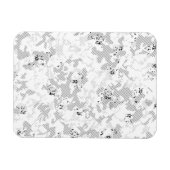 Magnet Flexible Gainsboro, Porcelaine, Fumée Blanche point Design (Horizontal)