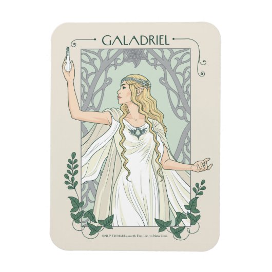 Magnet Flexible Galadriel Lumière de Valinor Graphique (Vertical)