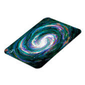 Magnet Flexible Galaxie d'émeraude et de violet (Côté Gauche)