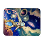 Magnet Flexible Galaxie spatiale Astronaut Illustration (Horizontal)