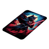 Magnet Flexible Galaxy Cat Swordsman (Côté Gauche)