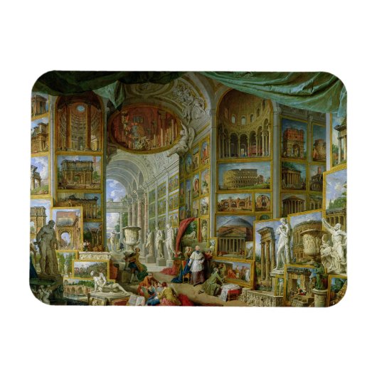 Magnet Flexible Galerie de vues de Rome antique, 1758 (Horizontal)