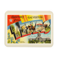 Galveston Texas TX Vieux souvenir Vintage voyage