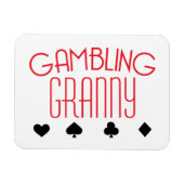 Magnet Flexible Gambling Granny (Horizontal)