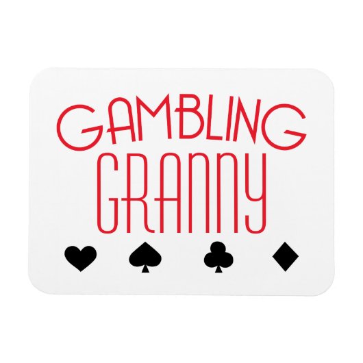 Magnet Flexible Gambling Granny (Horizontal)