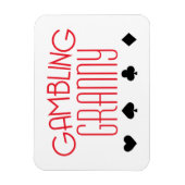 Magnet Flexible Gambling Granny (Vertical)