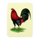 Magnet Flexible Gamecock : Rouge foncé (Vertical)