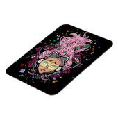 Magnet Flexible Gamer fille (Côté Gauche)