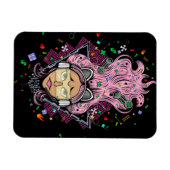 Magnet Flexible Gamer fille (Horizontal)