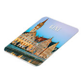 Magnet Flexible Gand Belgique Photo Vintage (Côté Gauche)