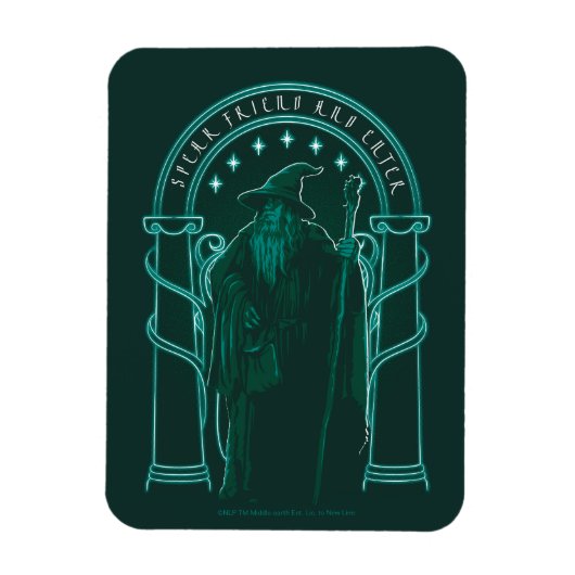 Magnet Flexible GANDALF™ "Speak Friend And Enter" Doors of Durin (Vertical)