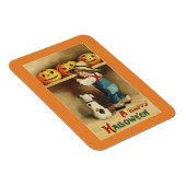 Magnet Flexible Garçon d'Halloween vintage (Côté Droit)