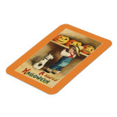 Magnet Flexible Garçon d'Halloween vintage (Côté Gauche)