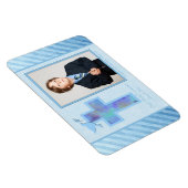 Magnet Flexible Garçons Bleu rayé 1ère Sainte Communion (Côté Droit)