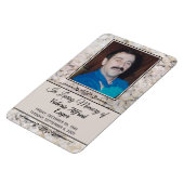 Magnet Flexible Garde-mémoire personnalisée marbrée (Côté Gauche)