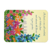 Magnet Flexible Garden Inspiration Friendship Citation Fridge Magn (Horizontal)