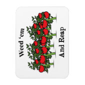 Magnet Flexible Gardener Funny Les Mauvais Météo Et Les Faire Fume (Vertical)