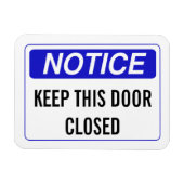 MAGNET FLEXIBLE GARDER CETTE PORTE FERMÉE (Horizontal)