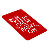 Magnet Flexible Garder le calme et peindre (dans toutes les couleu (Côté Droit)
