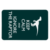 Magnet Flexible Garder le calme ignorer Raptor (Horizontal)