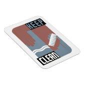 Magnet Flexible Garder propre (Côté Droit)