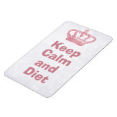 Magnet Flexible Gardez calme et régime alimentaire (Côté Gauche)