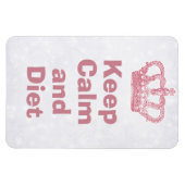 Magnet Flexible Gardez calme et régime alimentaire (Horizontal)