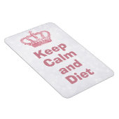 Magnet Flexible Gardez calme et régime alimentaire (Côté Droit)