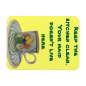 Magnet Flexible Gardez la cuisine propre (Horizontal)